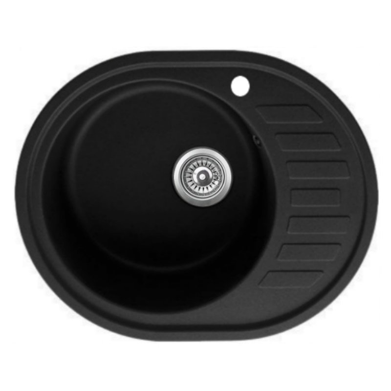 Мийка кухонна гранітна Tessa Spring maxi чорна 96002